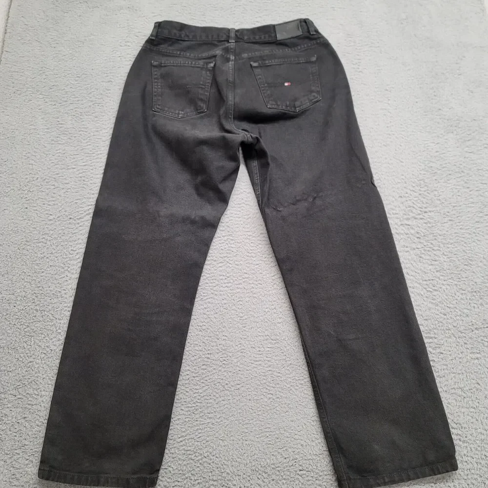 Tommy Hilfiger Jeans Womens 14 Black Boyfriend Vintage Baggy‎ 90s Y2k Streetwear